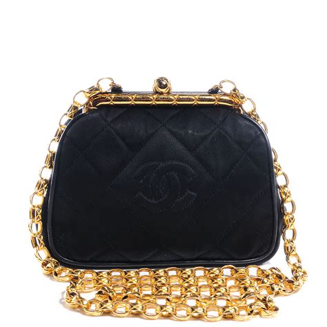 chanel evening bag black|vintage chanel evening bags.